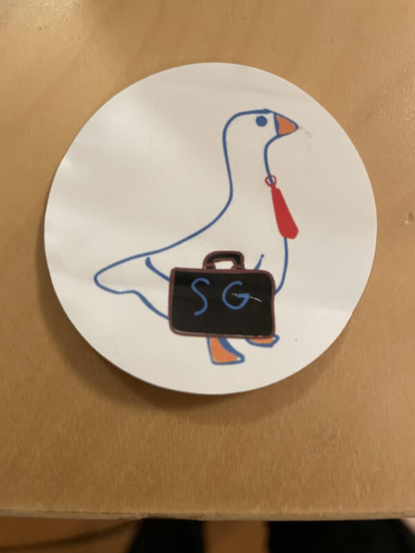 Business Goose Sticker